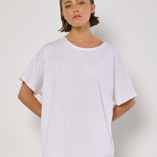 Sparkle Stud Oversized T-Shirt