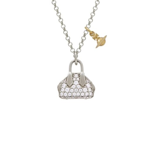 VIVIENNE WESTWOOD JEWELLERY YASMINE PENDANT Size: OS, colour: SILVER